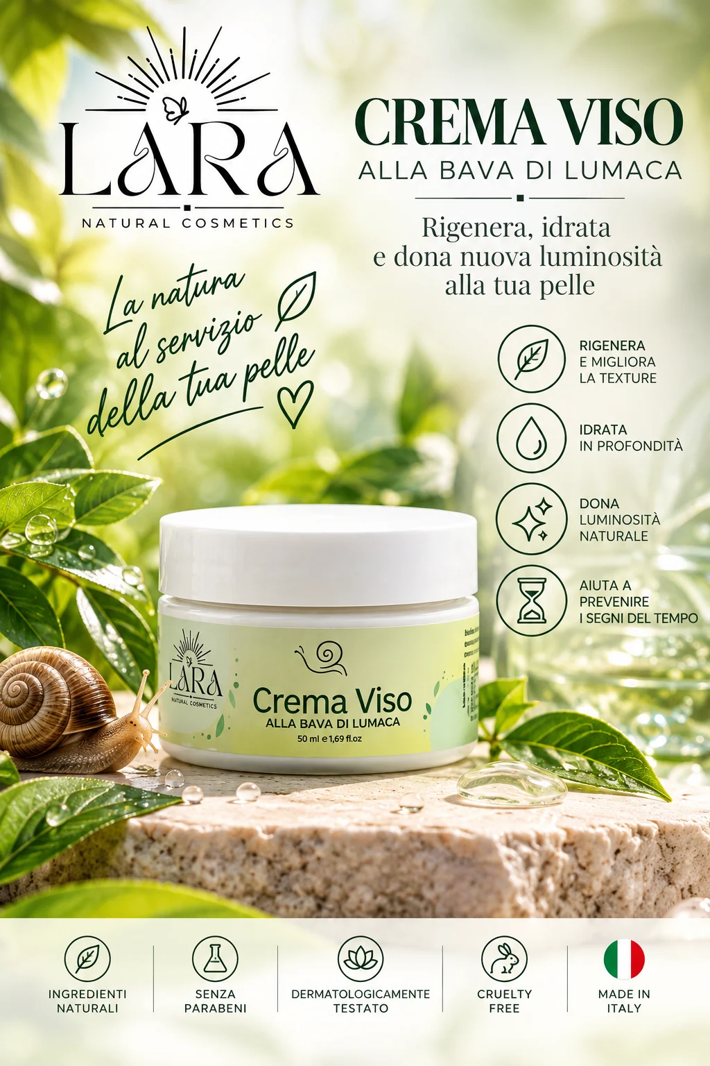 Crema Viso alla Bava di Lumaca